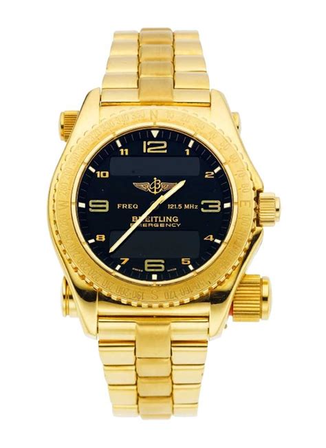 breitling emergency watch gold|breitling emergency watch for sale.